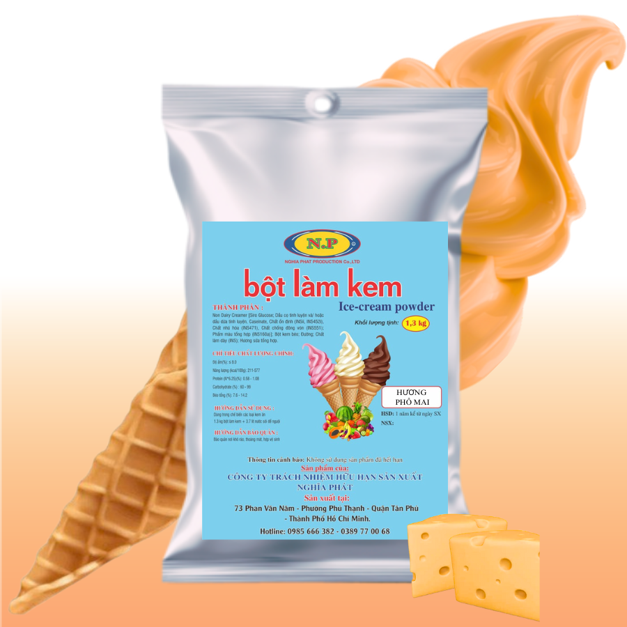 Bột làm kem phô mai