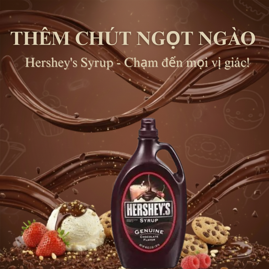 Siro Hersheys Syrup Chocolate Flavor
